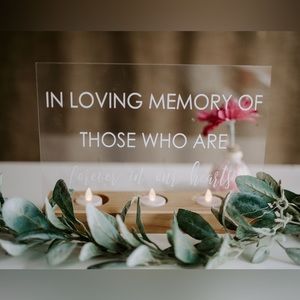 Memorial Wedding Decoration